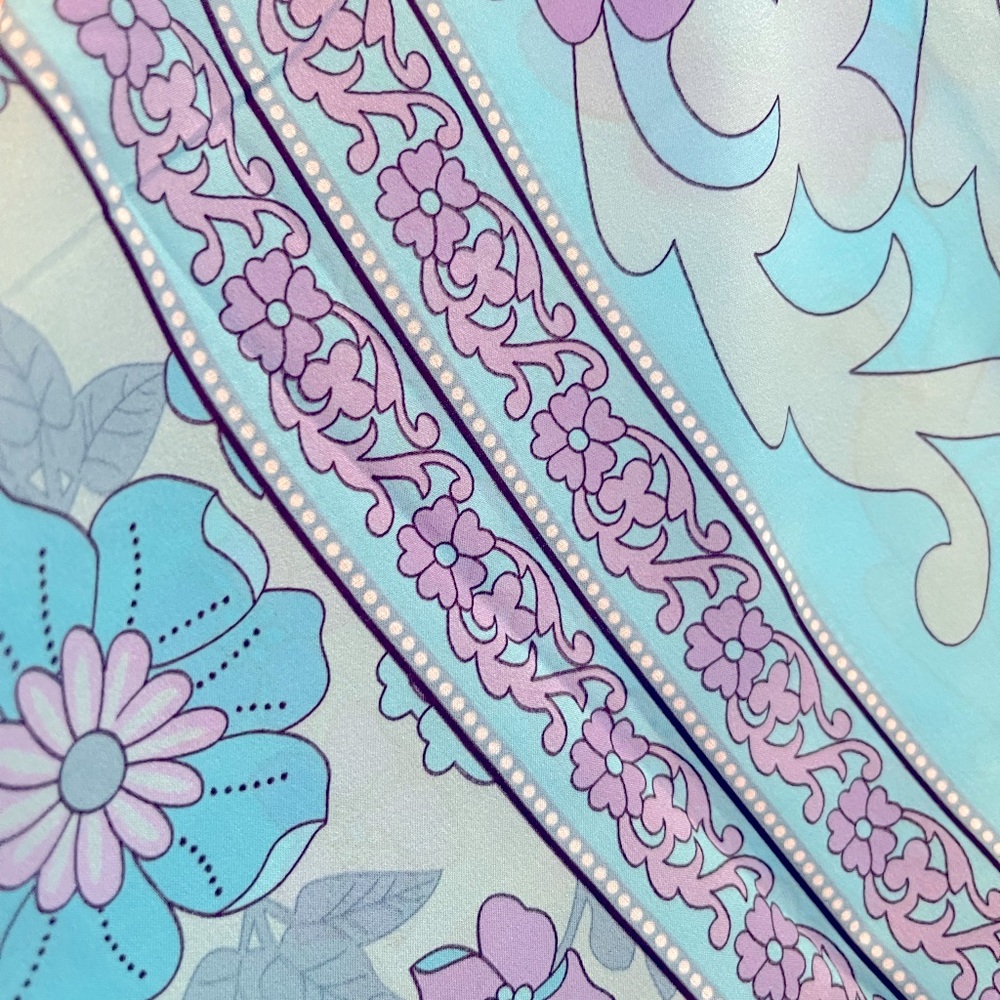 Beautiful Boho teal cotton kimono - Picture 6 of 6